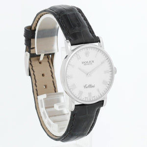 Rolex Cellini Jubilee Dial 18k White Gold Men's Watch 5115/9