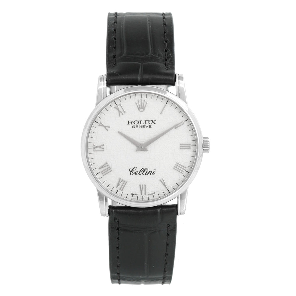 Rolex Cellini 18k White Gold Men's Watch 5116