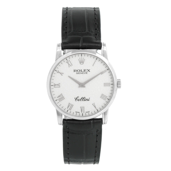 Rolex Cellini 18k White Gold Men's Watch 5116