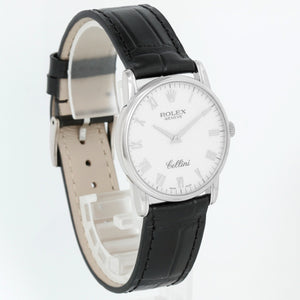 Rolex Cellini 18k White Gold Men's Watch 5116