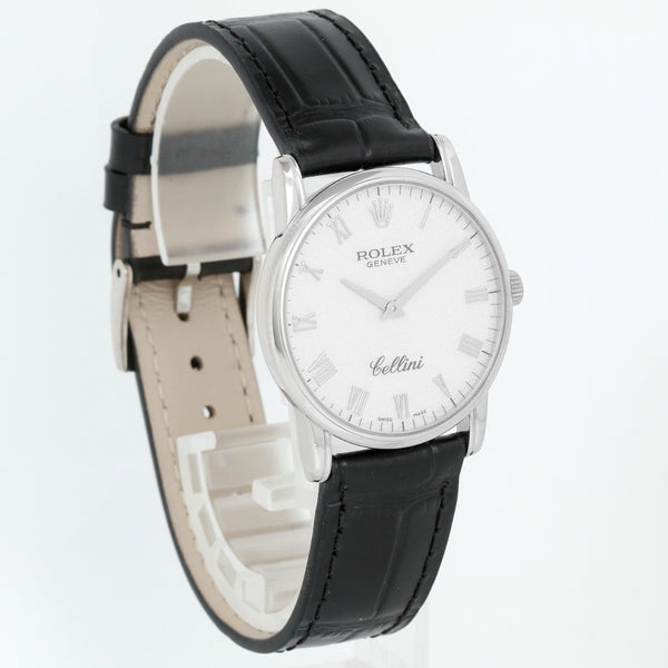 Rolex Cellini 18k White Gold Men's Watch 5116