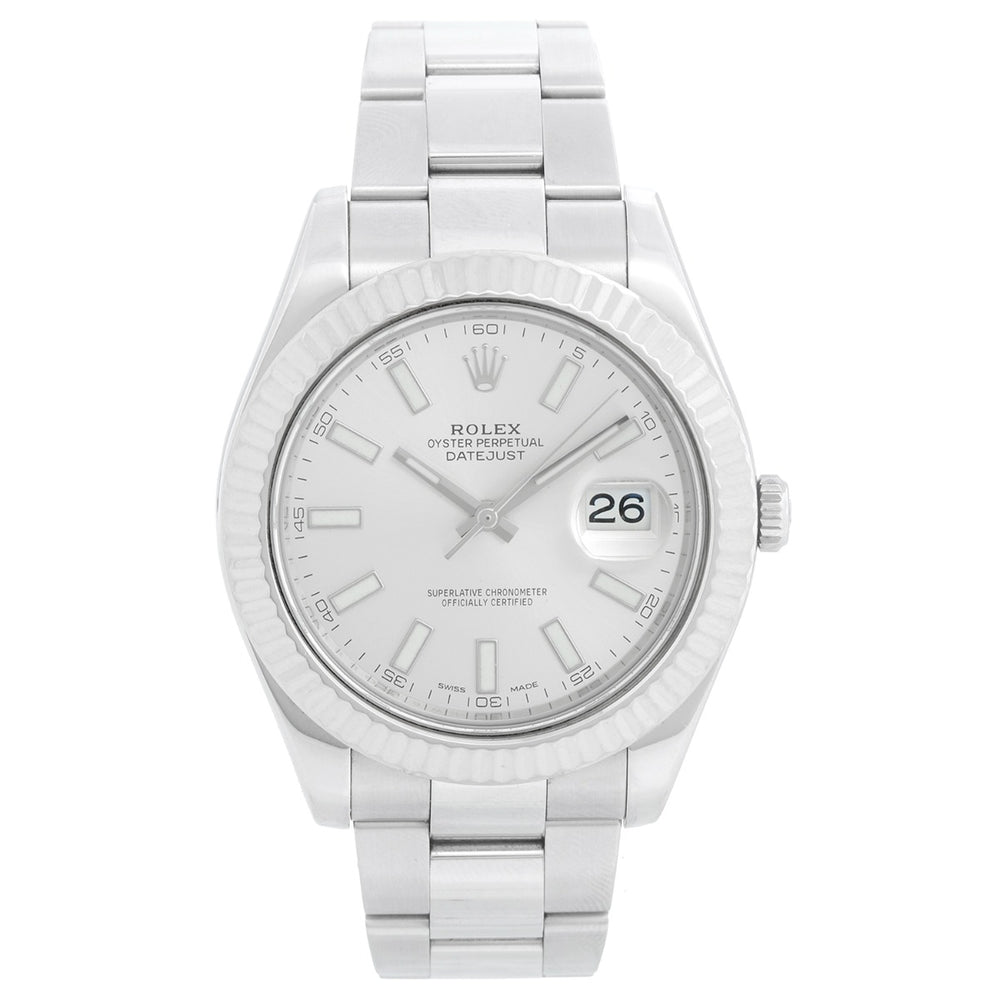 Rolex Datejust II Men's 41mm Stainless Steel Watch 116334