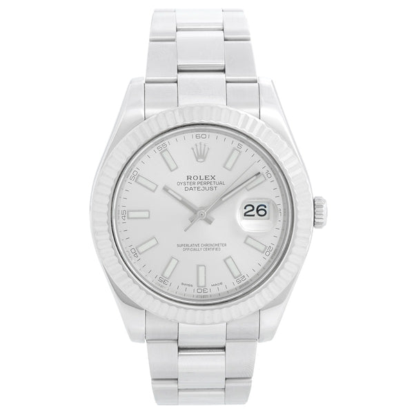 Rolex Datejust II Men's 41mm Stainless Steel Watch 116334