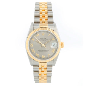 Rolex Datejust Midsize 2-Tone Silver Dial Watch 68273