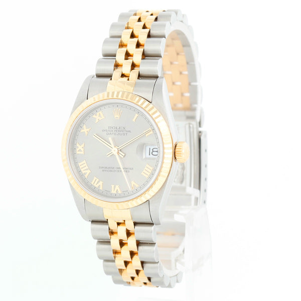 Rolex Datejust Midsize 2-Tone Silver Dial Watch 68273