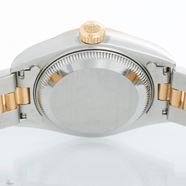 Ladies Diamond Rolex Datejust Watch Steel & Gold  69163