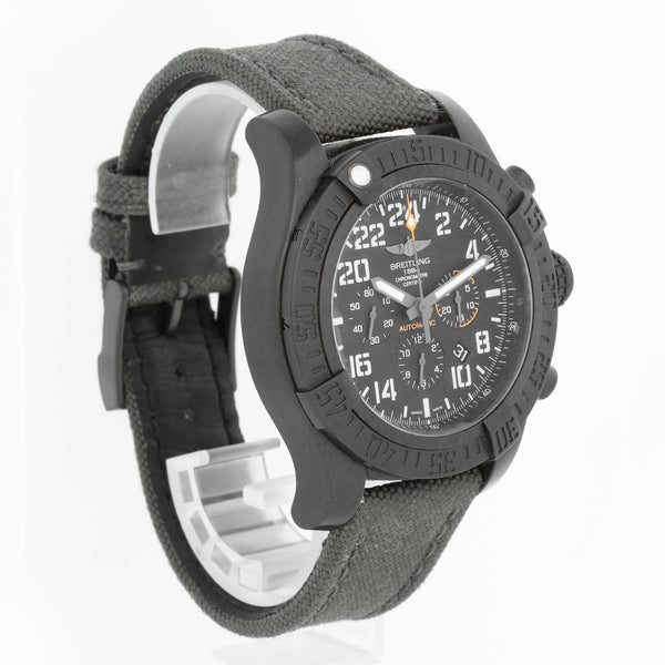 Breitling Avenger Hurricane Black Dial Men's Chrono Black Watch XB1210