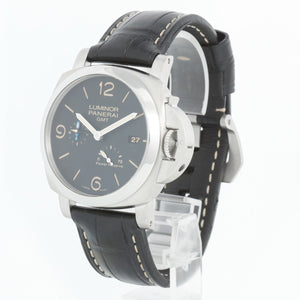 Panerai Luminor 1950 GMT 44mm Steel Mens Watch PAM01321