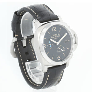 Panerai Luminor 1950 GMT 44mm Steel Mens Watch PAM01321