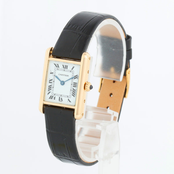 Cartier Tank Louis Ladies 18k Yellow Gold Quartz Watch