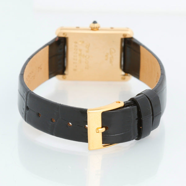 Cartier Tank Louis Ladies 18k Yellow Gold Quartz Watch
