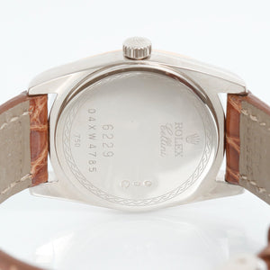 Rolex Cellini Danaos White Gold & Rose Gold Ladies  Watch 6229