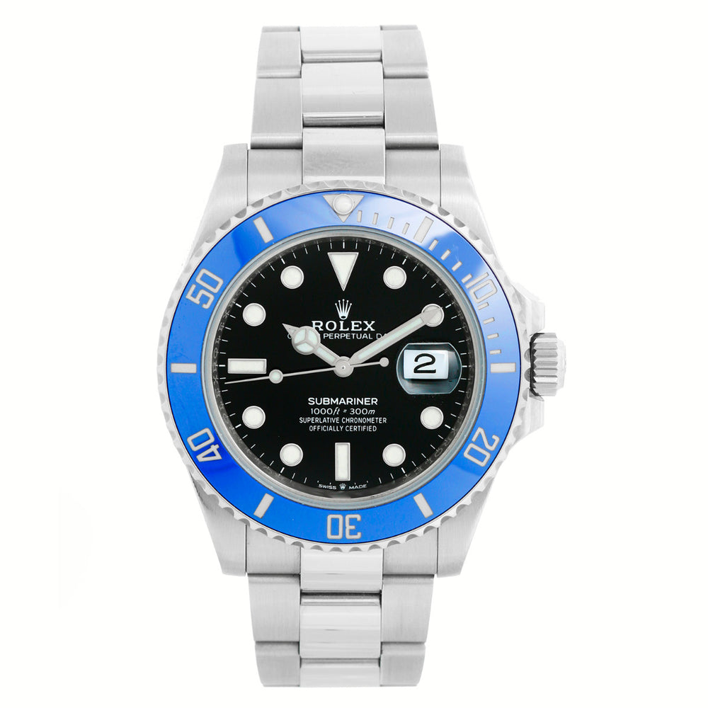 Rolex Submariner 18k White Gold Men's Watch 126619LB