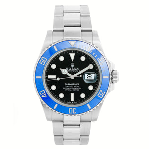 Rolex Submariner 18k White Gold Men's Watch 126619LB