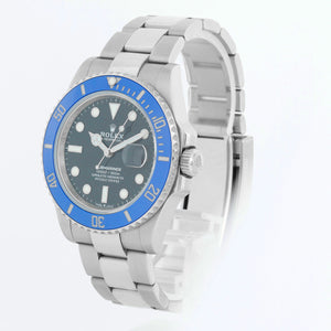 Rolex Submariner 18k White Gold Men's Watch 126619LB