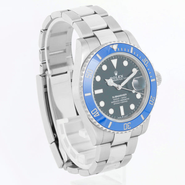 Rolex Submariner 18k White Gold Men's Watch 126619LB