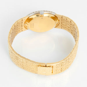 Piaget Ladies 18k Yellow Gold Dress Watch Lapis Dial