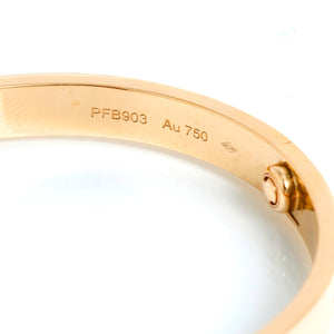 Cartier Love Bracelet 18k Yellow Gold Size 17 with Screwdriver