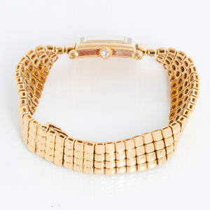 Cartier Paris Gold and Diamond 'Trocadero' Ladies Watch