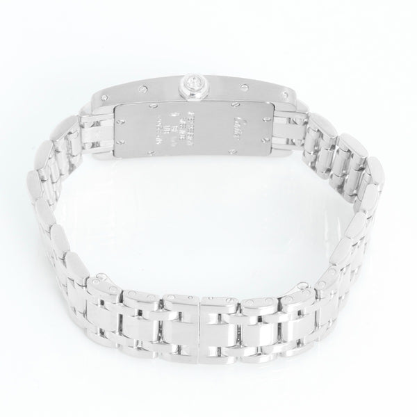 Cartier Tank Americaine 18K White Gold Diamond Watch  W26019L1 1713