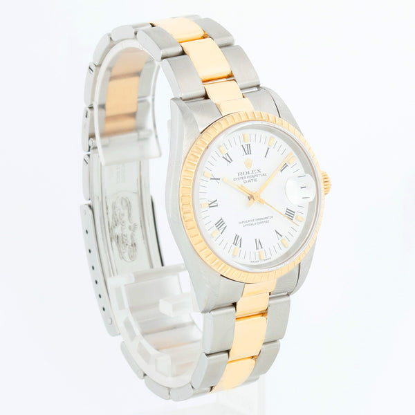 Rolex Date Men's Watch 15223 White dial