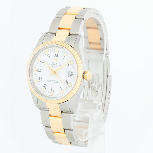 Rolex Date Men's Watch 15223 White dial