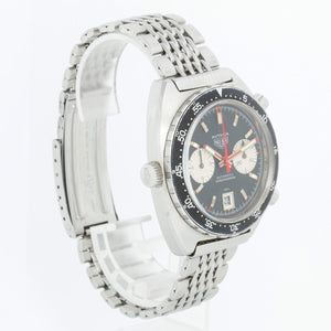 Heuer "Derek Bell" Autavia Stainless Steel Men's Watch ref 1163 MH  Vintage 1970's