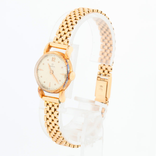 Omega Classic 18K Rose Gold Ladies Watch