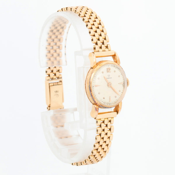 Omega Classic 18K Rose Gold Ladies Watch