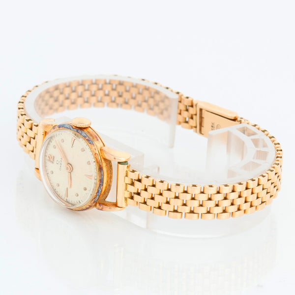 Omega Classic 18K Rose Gold Ladies Watch