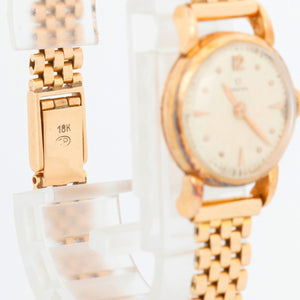 Omega Classic 18K Rose Gold Ladies Watch