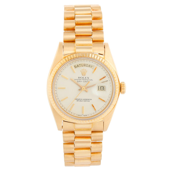 Rolex President Day-Date Men's 18k Yellow Gold Watch 1803