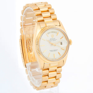 Rolex President Day-Date Men's 18k Yellow Gold Watch 1803