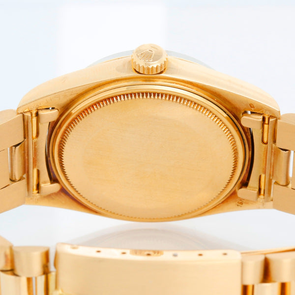 Rolex President Day-Date Men's 18k Yellow Gold Watch 1803