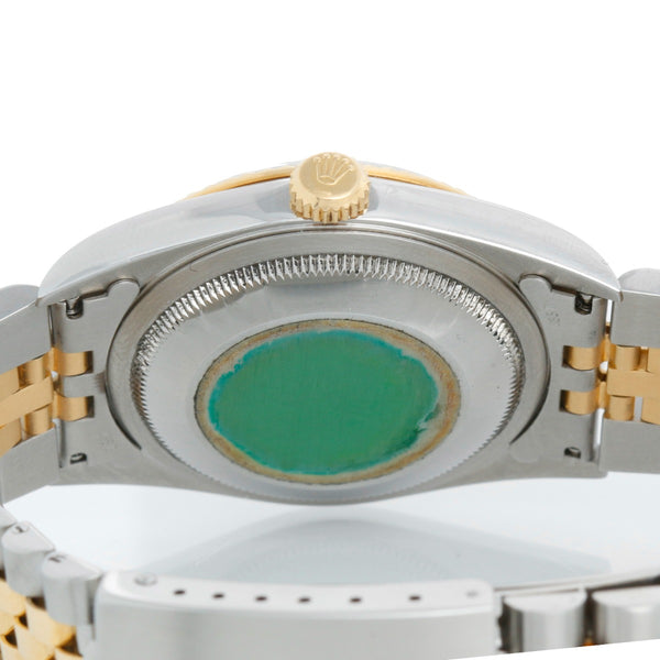 Rolex Datejust Men's 2-Tone Silver Dial Watch 16233