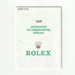 Rolex Datejust Men's 2-Tone Silver Dial Watch 16233