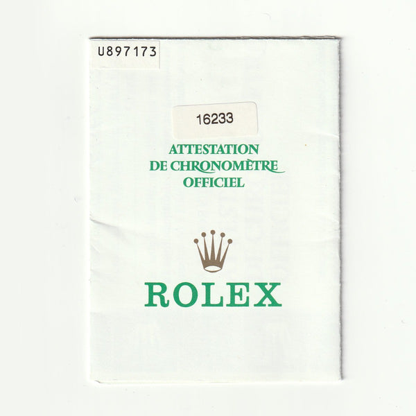 Rolex Datejust Men's 2-Tone Silver Dial Watch 16233