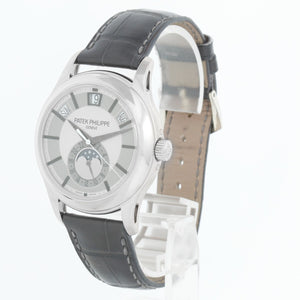 Patek Philippe Annual Calendar Men's 18k White Gold Moonphase Watch 5205G-001 (or 5205 G)