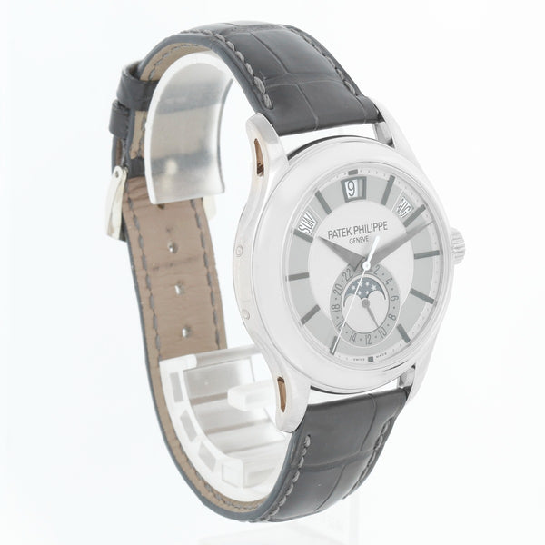 Patek Philippe Annual Calendar Men's 18k White Gold Moonphase Watch 5205G-001 (or 5205 G)