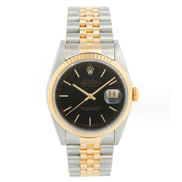 Rolex Datejust Men's 2-Tone Watch 16233