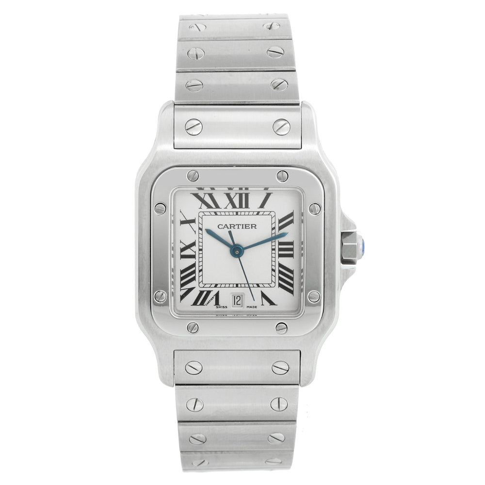 Cartier Santos Galbee Midsize Steel Quartz Watch W20060D6 1564