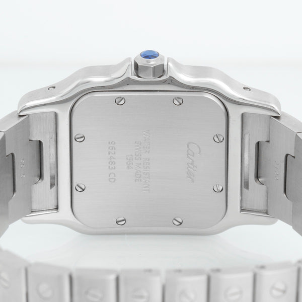 Cartier Santos Galbee Midsize Steel Quartz Watch W20060D6 1564