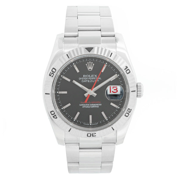 Rolex Turnograph Datejust Stainless Steel Watch 116264