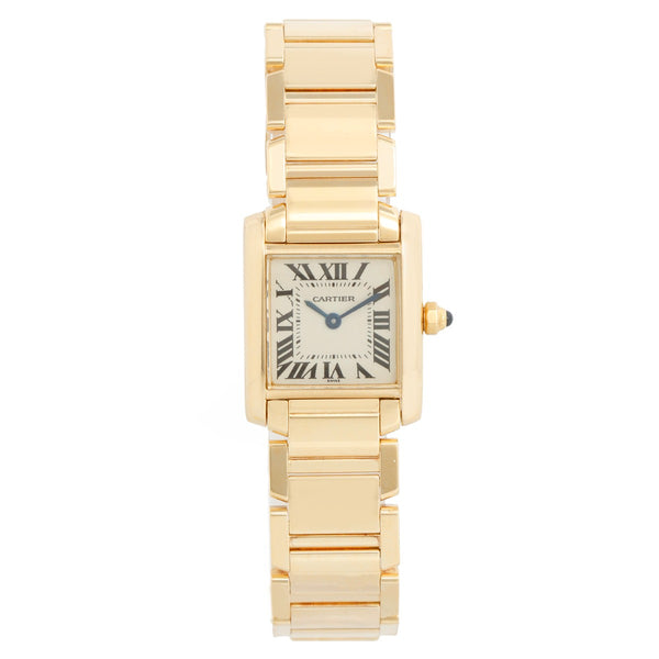 Cartier Tank Francaise 18k Yellow Gold Ladies Watch W50002N2
