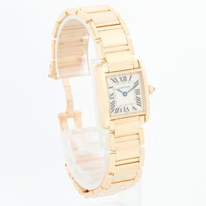 Cartier Tank Francaise 18k Yellow Gold Ladies Watch W50002N2