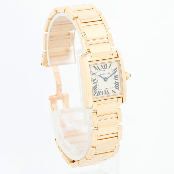Cartier Tank Francaise 18k Yellow Gold Ladies Watch W50002N2
