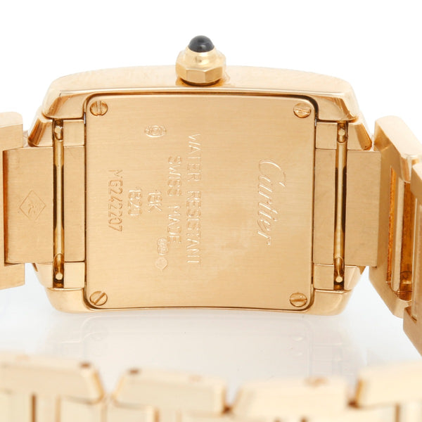Cartier Tank Francaise 18k Yellow Gold Ladies Watch W50002N2
