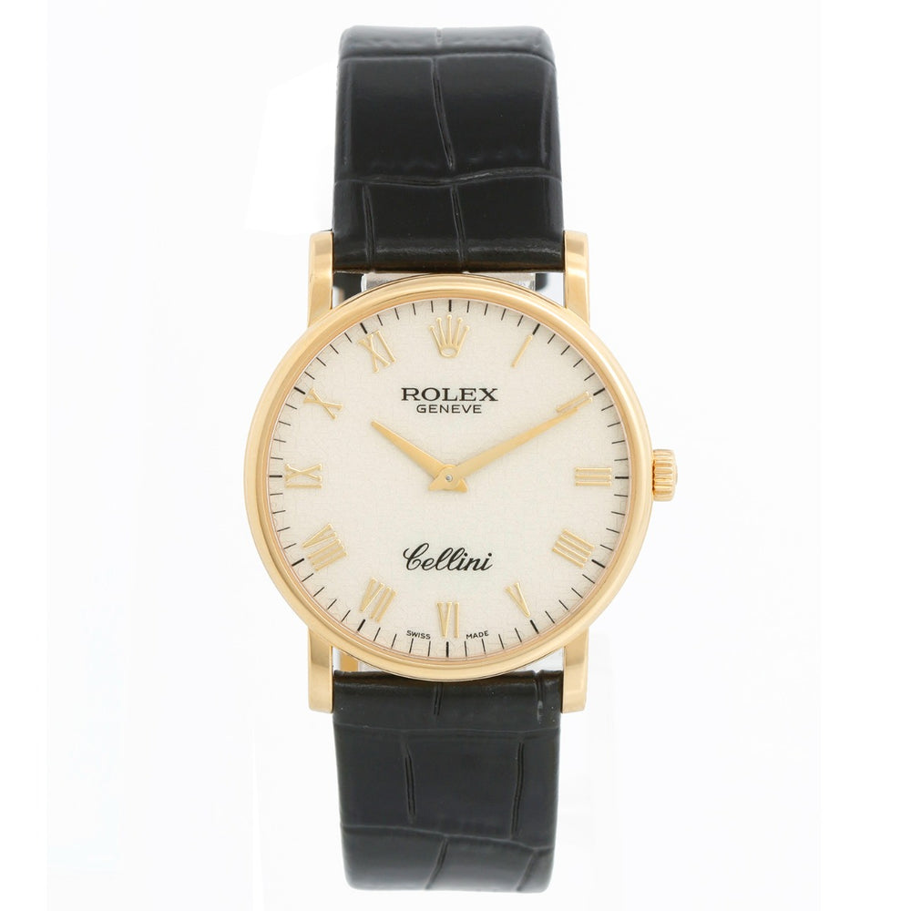 Rolex Cellini 5115  18k Yellow Gold Men's Watch
