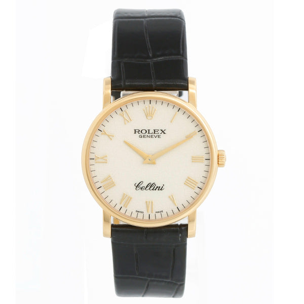 Rolex Cellini 5115  18k Yellow Gold Men's Watch