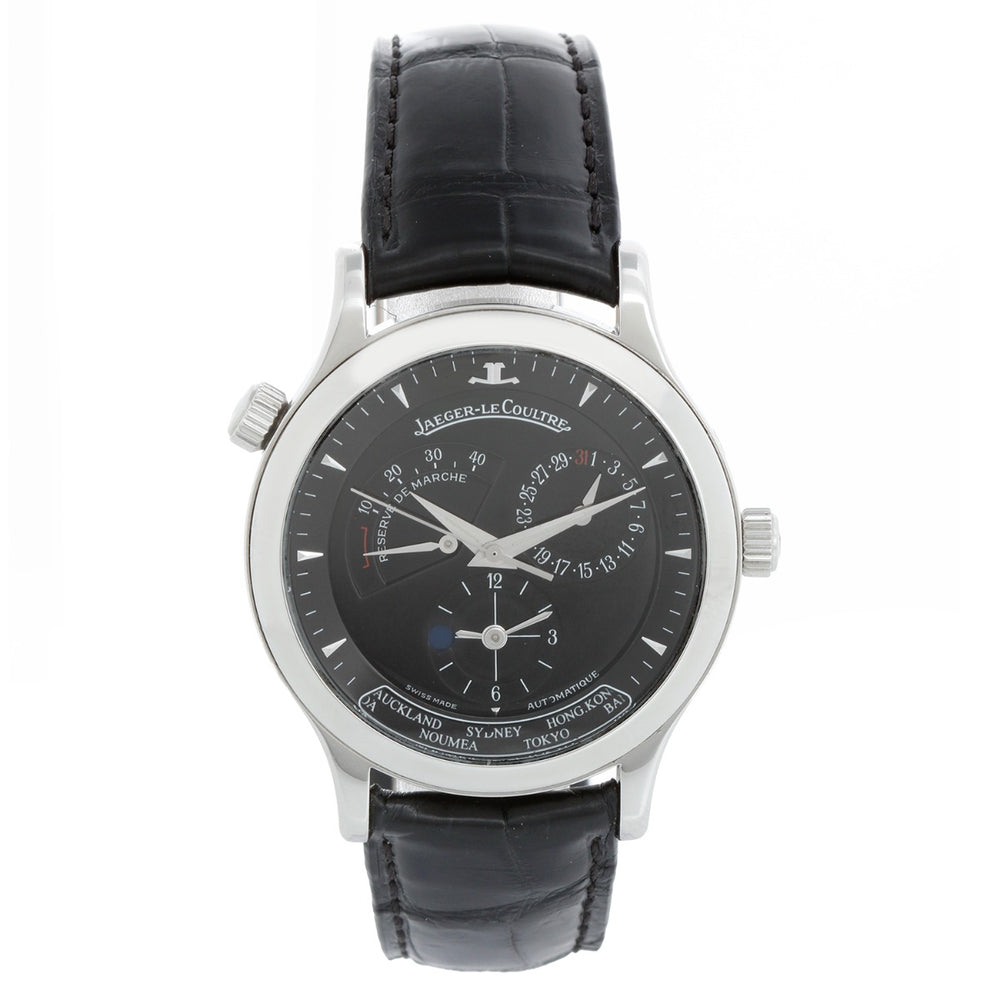 Jaeger-LeCoultre Master Geographic Stainless Steel Ref 142.8.92S Watch